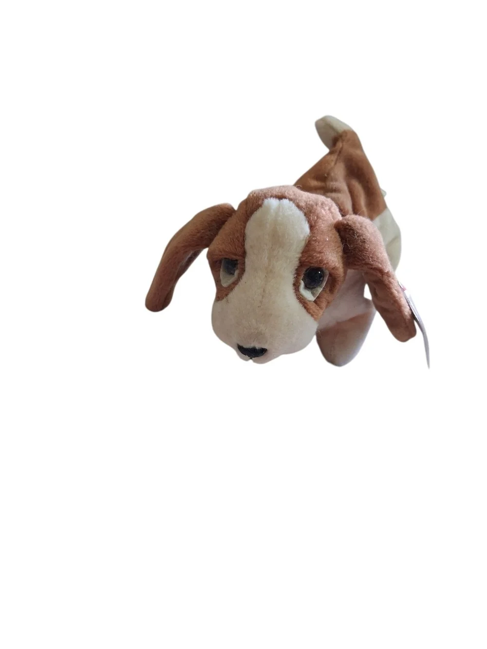 Ty Plush Dog Toy in Brown and Cream - Soft Puppy